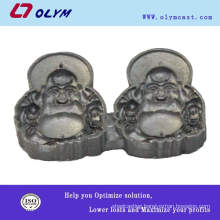China OEM stainless steel lost wax casting laughing buddha statue parts